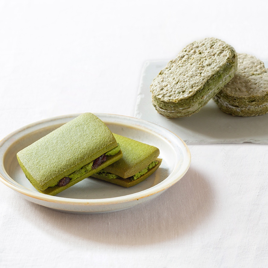 抹茶ダックワーズとクリームサンド｜きみくらオンラインショップ