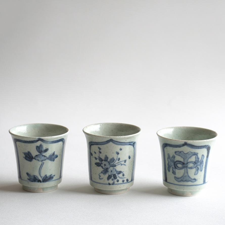 吉田崇昭】絵付筒型茶杯｜きみくらオンラインショップ