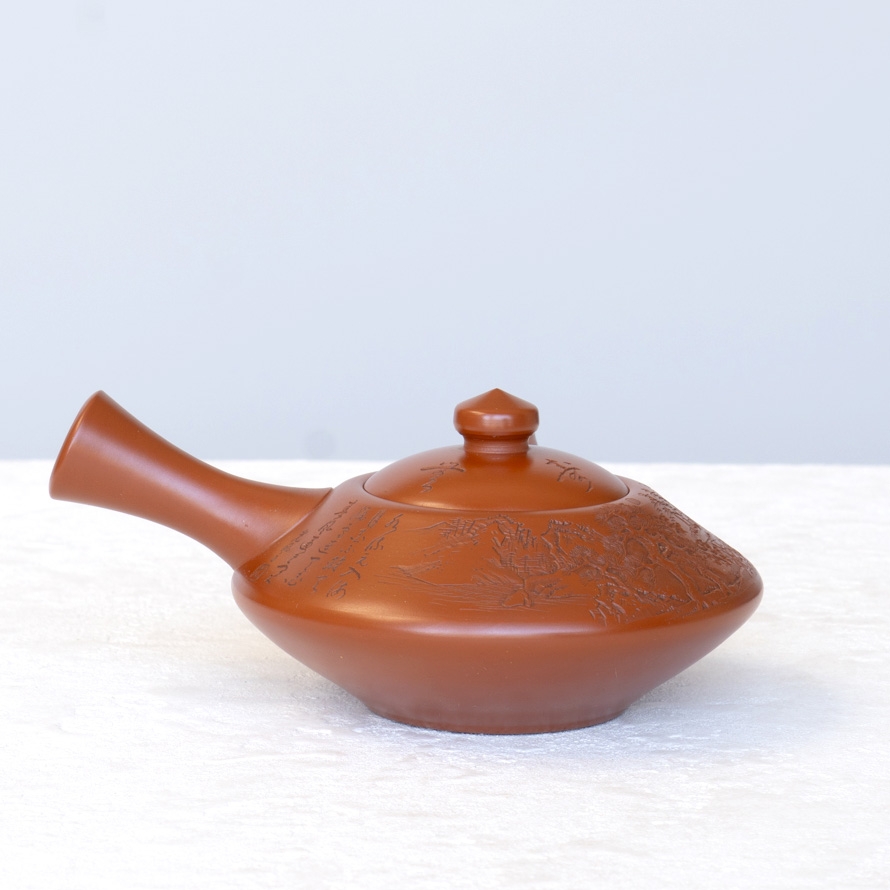 片岡ニ光　常滑焼　急須　茶道器　年代物 片岡ニ光 常滑焼 急須 茶道器 年代物