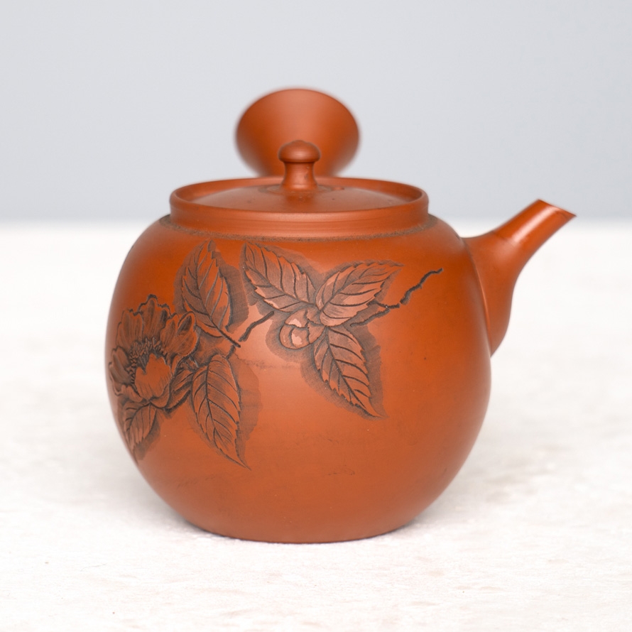 常滑急須 [風月] 椿｜きみくらオンラインショップ