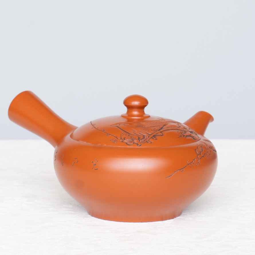 常滑急須 [舜園] 梅にウグイス｜きみくらオンラインショップ