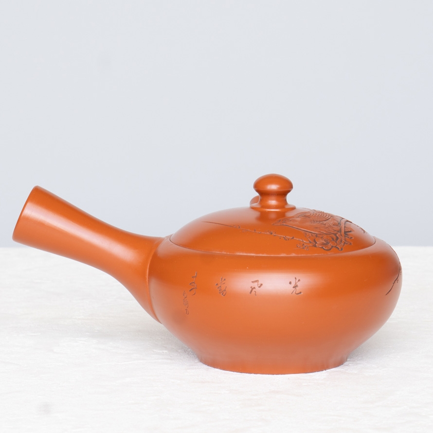 常滑急須 [舜園] 梅にウグイス｜きみくらオンラインショップ