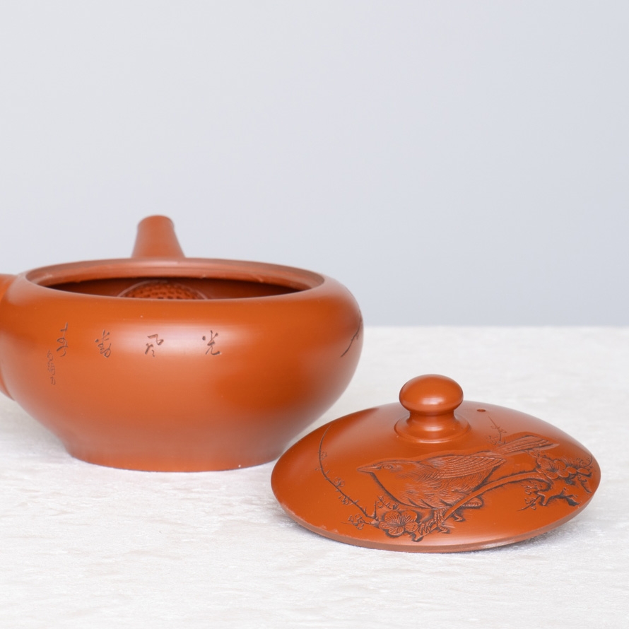 常滑急須 [舜園] 梅にウグイス｜きみくらオンラインショップ