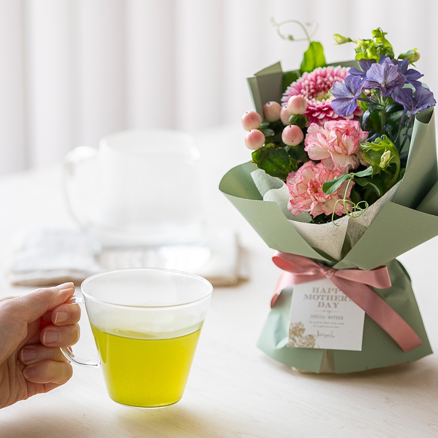 【さくら】Fairy Tバック　キューティミント 75D　新品未使用品 新茶ティーバッグと お花とお菓子 母の日ギフト｜きみくらオンライン