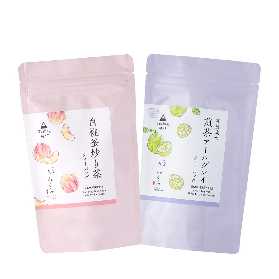 【送料無料】寒い時に一息！新茶・煎茶　白楽１ｋｇ 176グラム ✕ 6個 5%OFF】白桃釜炒り茶と煎茶アールグレイ セット｜きみくら