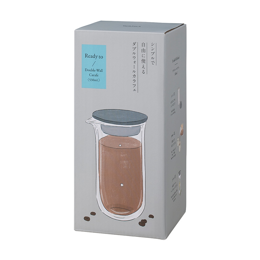 ダブルウォールカラフェ 530mL｜きみくらオンラインショップ