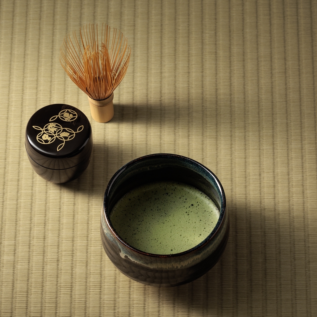 究極の美◆蔵から美しいマダラの荒々しい釉薬のかけられた抹茶茶碗が出て来ました。 keizogallery 萩原啓蔵 陶芸作品 / 抹茶茶碗