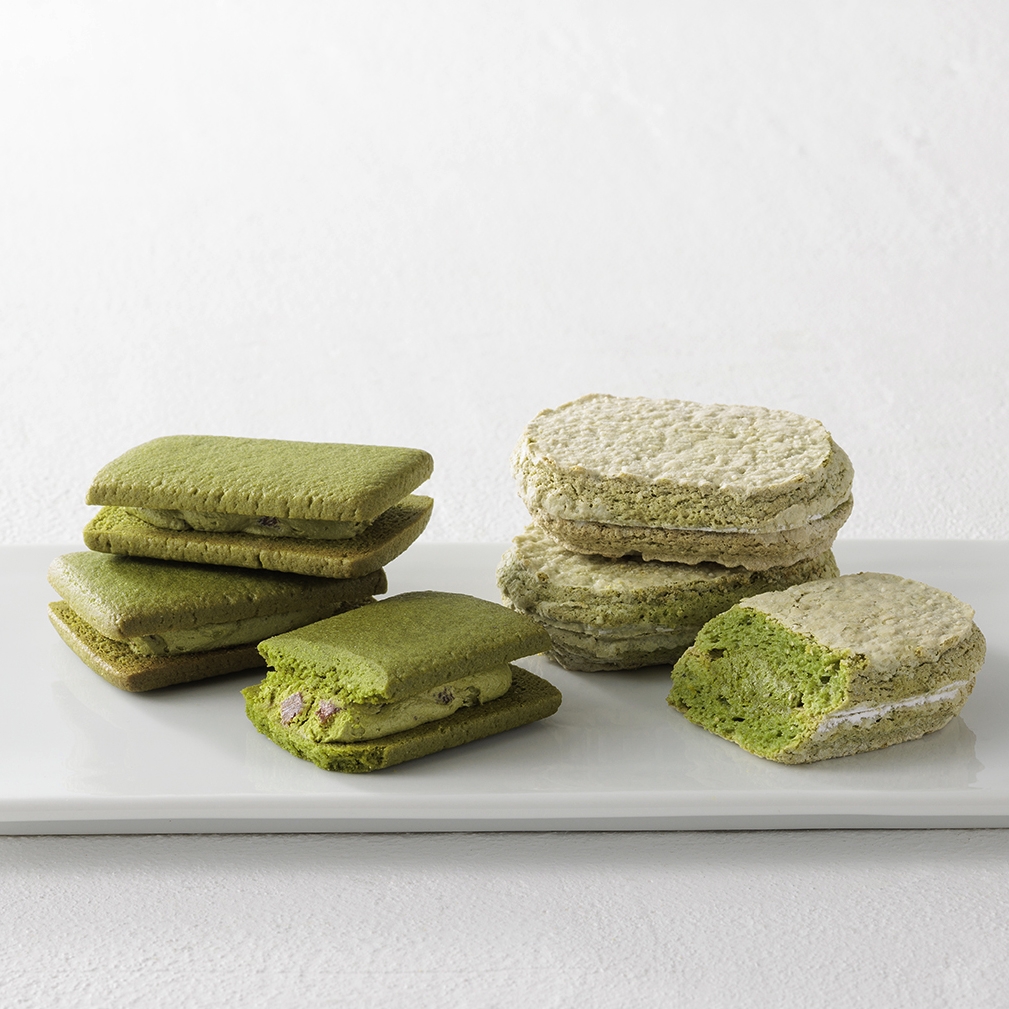 抹茶ダックワーズとクリームサンド｜きみくらオンラインショップ