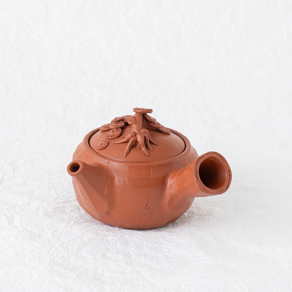 常滑急須 [石仙] 手練 松竹梅彫｜きみくらオンラインショップ