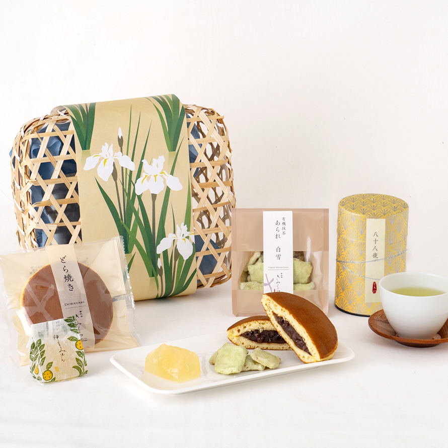 新茶【茶葉】八十八夜の竹籠 ギフト｜きみくらオンラインショップ