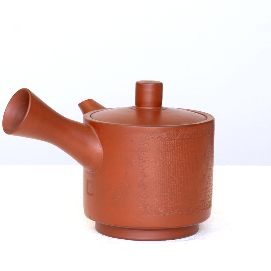 常滑焼　暁山　三十六歌仙刻　煎茶器 69f5575a2f5f0.jpg